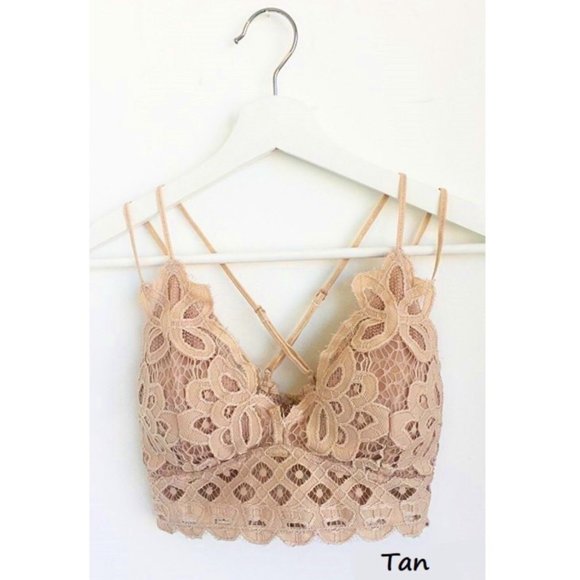 FINAL MARK-DOWN BRALETTE IN GOLDEN BROWN XL - Picture 4 of 8